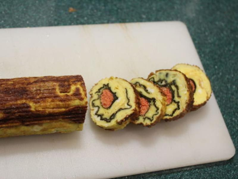 明太子煎蛋卷的做法