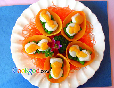 香芒汁蜜豆日本元贝的做法