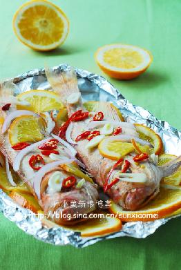 香橙烤鱼的做法