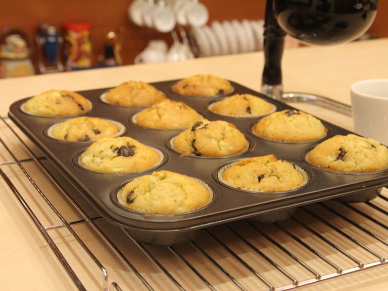 香蕉巧克力杯子蛋糕的做法