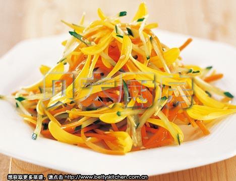 菊花三丝的做法