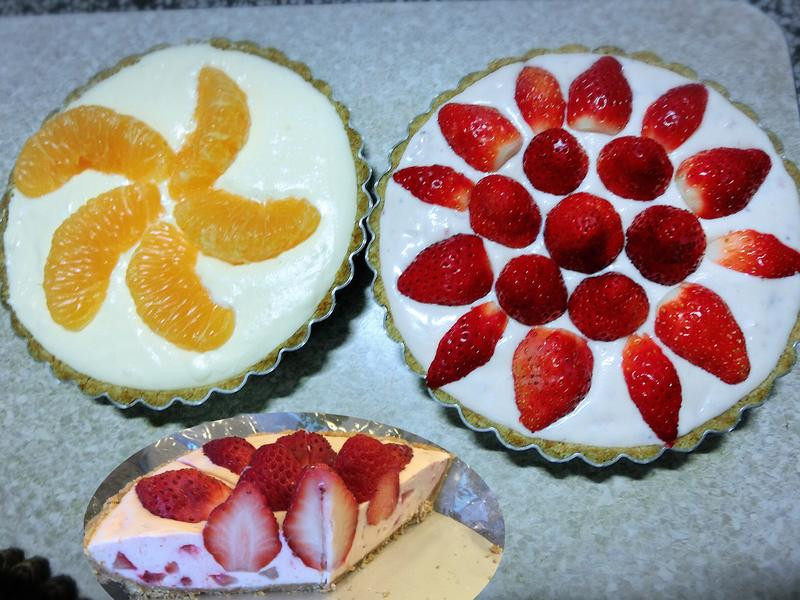 草莓奶酪派的做法