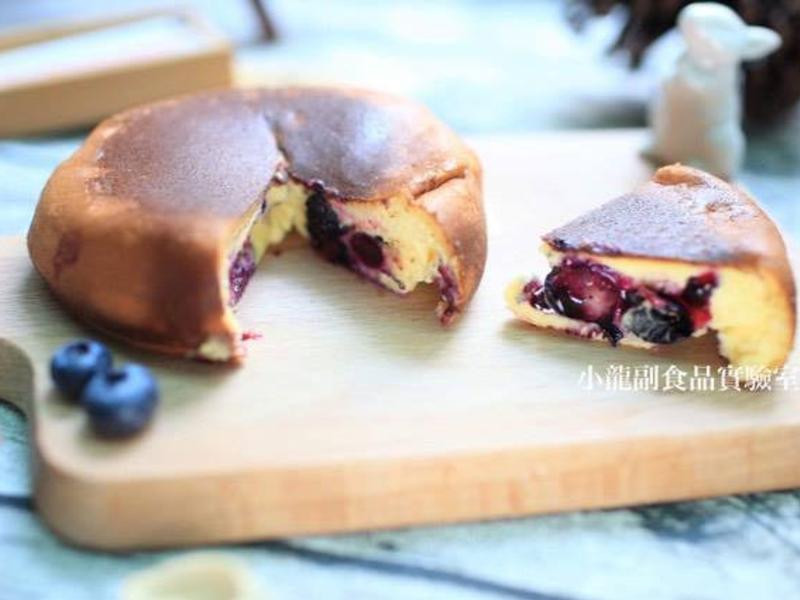 平底锅蓝莓蛋糕的做法