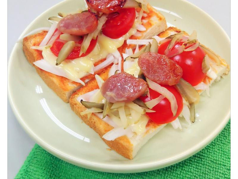 烤吐司披萨的做法