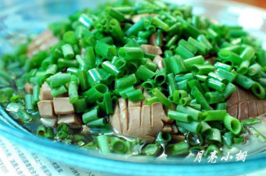 葱油腰花的做法