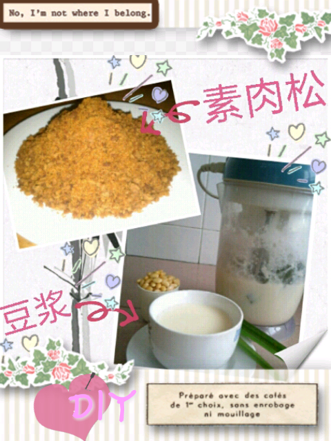 豆浆与豆渣素肉松的做法