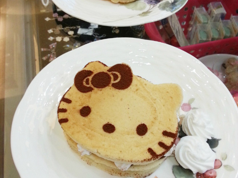 ��Kate���決���᲻�óԵ�Hello Kitty pancake(���ɱ�)������