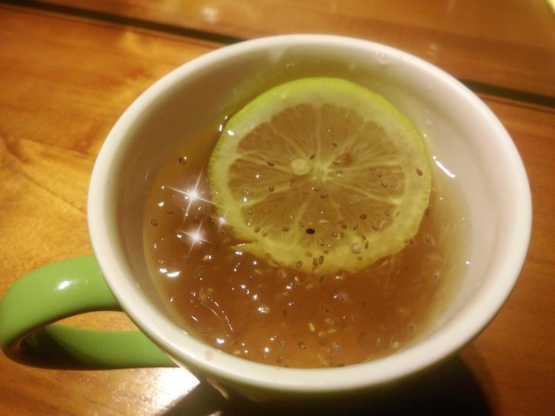 柠檬爱玉饮~奇异籽的做法