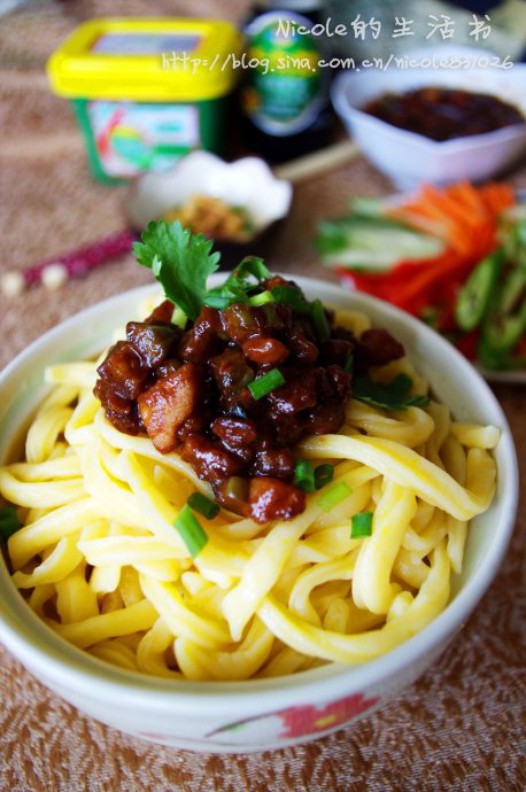 南瓜炸酱面的做法