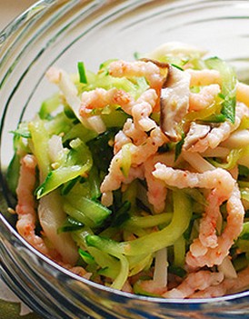 素拌虾丝儿的做法
