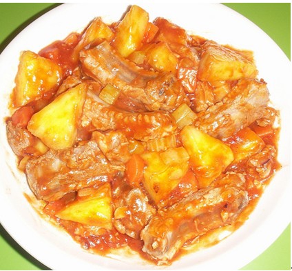 菠萝排骨的做法