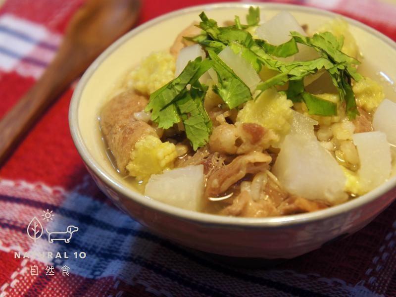 涮羊肉萝卜汤泡饭的做法