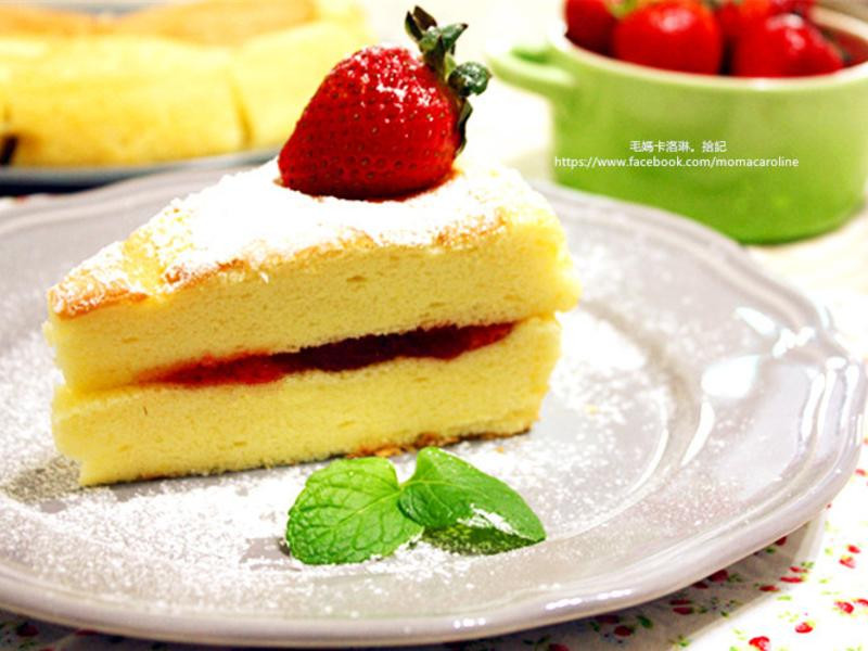 草莓香橙戚风蛋糕的做法