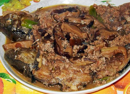 肉沫香菇鱼的做法