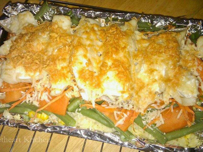 芝士焗鱼饭的做法