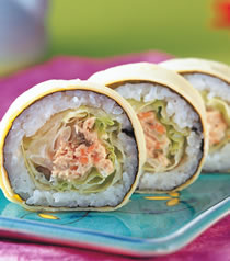 鲔鱼美乃寿司卷的做法