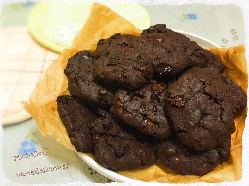 可可莓果巧酥的做法