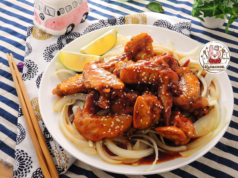 微辣柠檬照烧鸡翅的做法