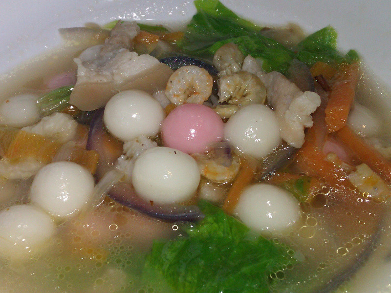 家常咸汤圆的做法