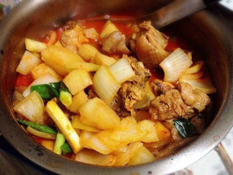 辣炒鸡汤的做法