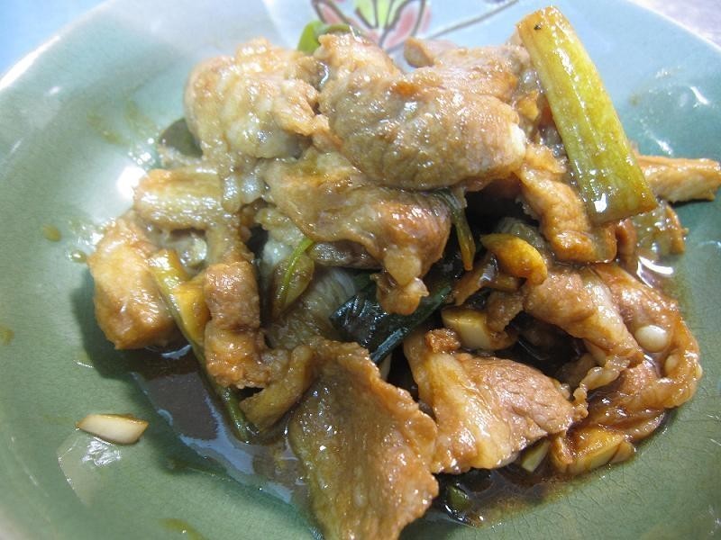 酱烧猪肉片的做法