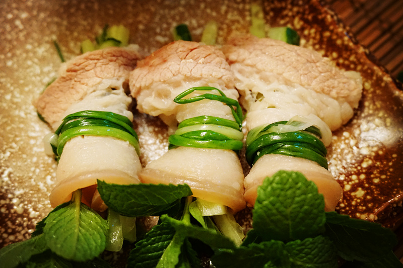 薄荷白肉卷的做法