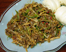 葱爆牛肉丝的做法