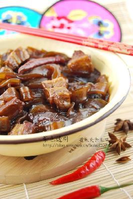 北方猪肉炖粉条的做法