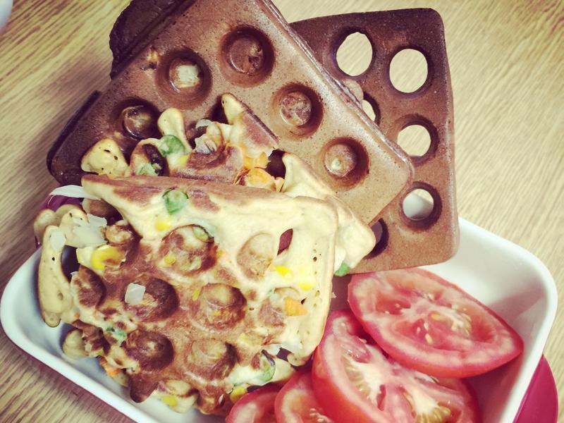 宝宝蔬菜咸松饼:小小头与头妈的疯狂实验室的做法