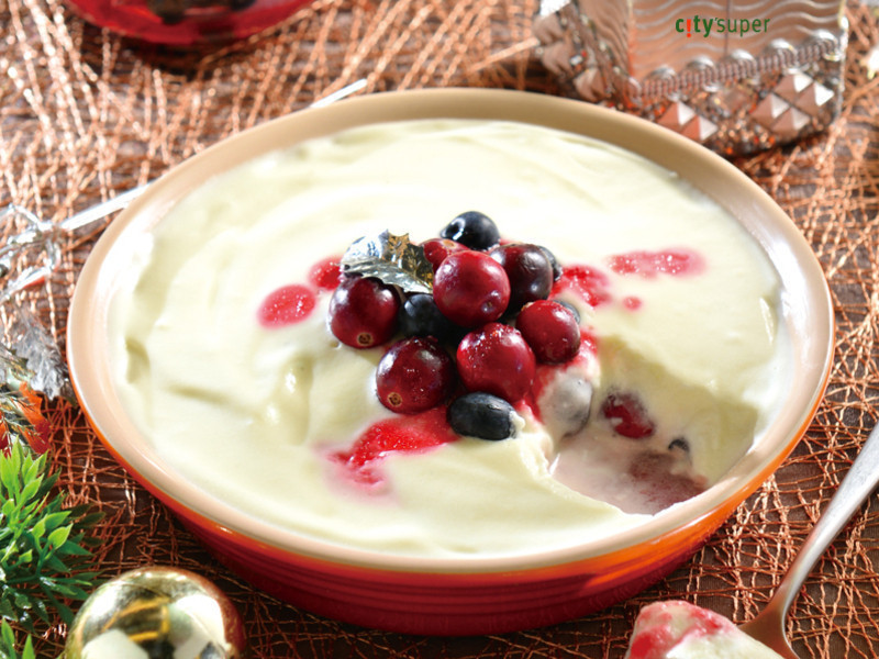 【欧洲圣诞飨宴】白雪优格野莓盅的做法