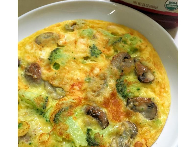 奶油蘑菇花椰菜烘蛋的做法