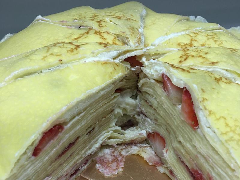 希腊优格草莓千层蛋糕的做法