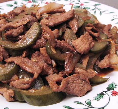 酸黄瓜炒肉片的做法