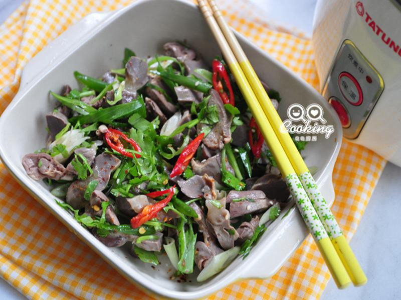 凉拌鸡杂的做法