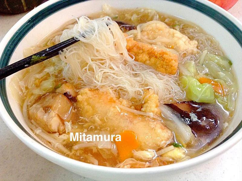 土魠鱼米粉羹的做法