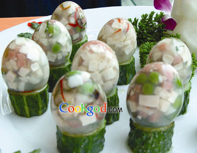 玲珑海鲜球的做法