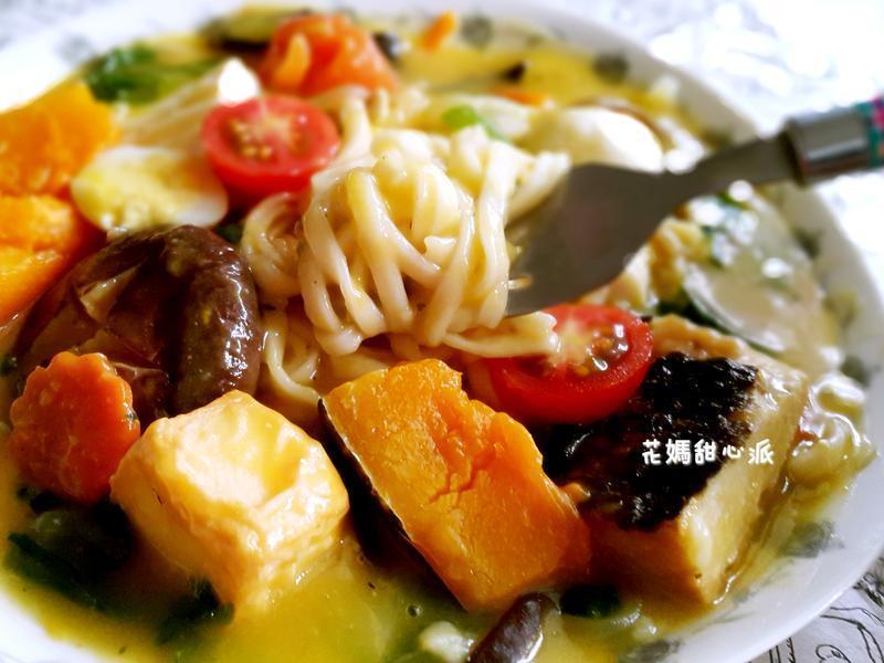 南瓜什蔬烩面的做法