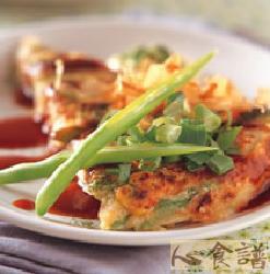 时蔬煎饼的做法