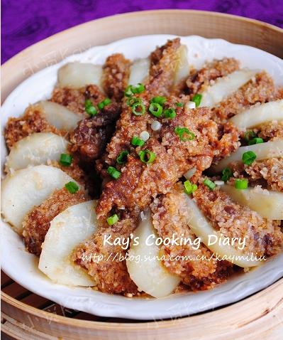 粉蒸牛肉的做法