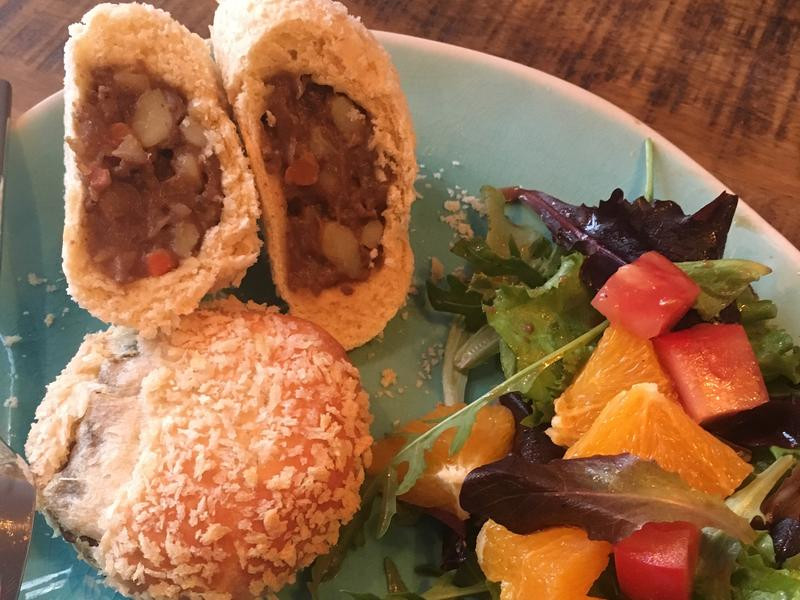 免炸日式咖哩面包的做法