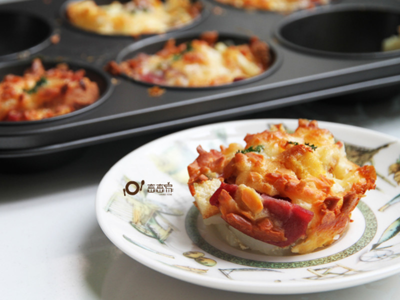 焗烤明太子马铃薯面包盅的做法