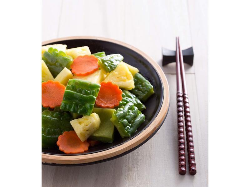 菠萝炒苦瓜的做法