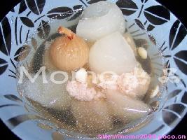 海底椰雪梨炖瘦肉的做法