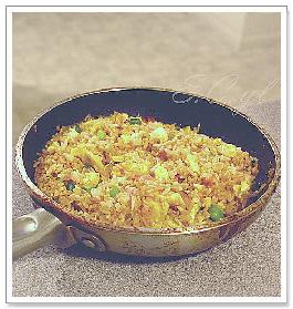 辣豆豉蛋炒饭的做法