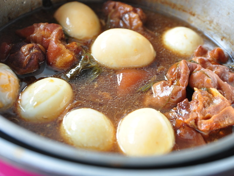 【我与大同的美味料理】醉香绍兴猪脚卤肥肠的做法