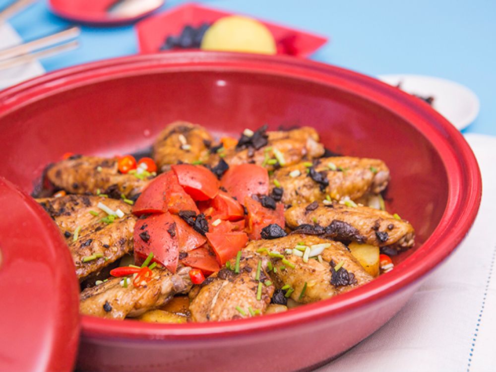 香薯鸡翅锅的做法