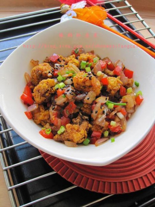 椒盐香脆鸡米花的做法