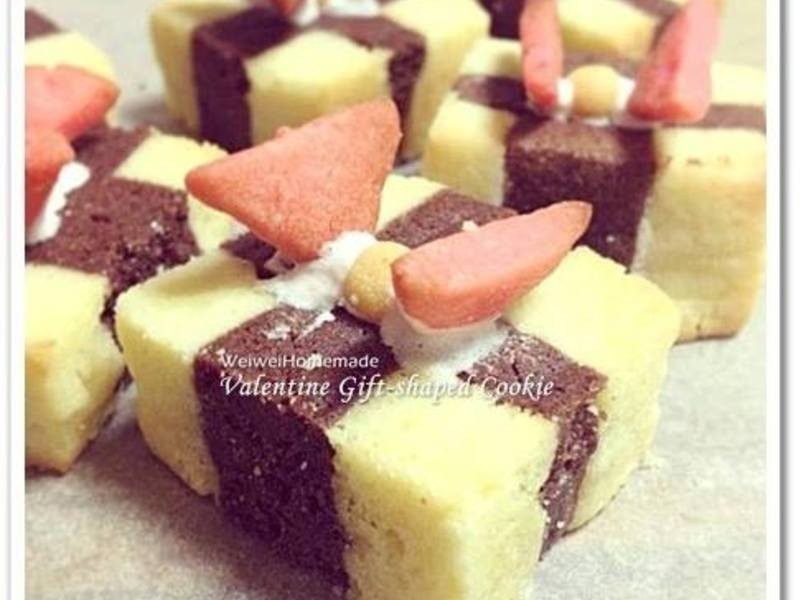 情人节礼物饼干 Valentine Gift-shaped Cookie的做法