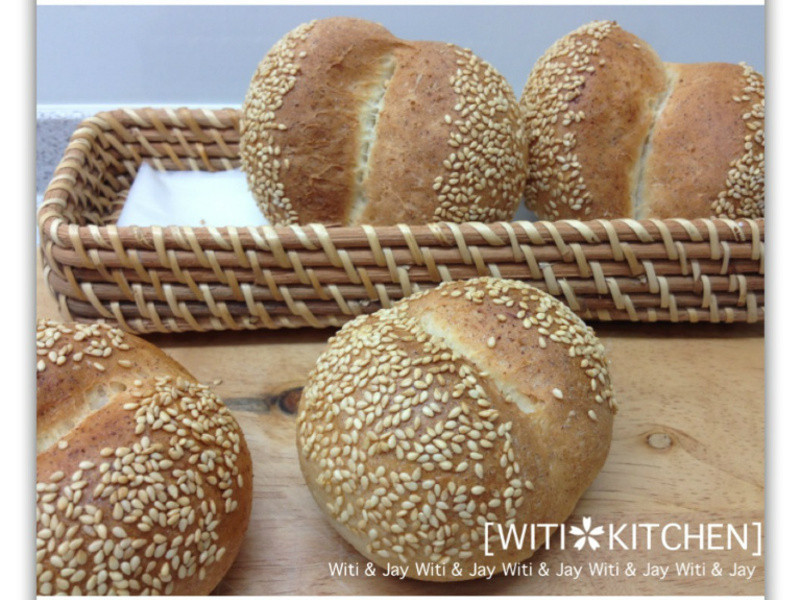 芝麻豆渣面包的做法