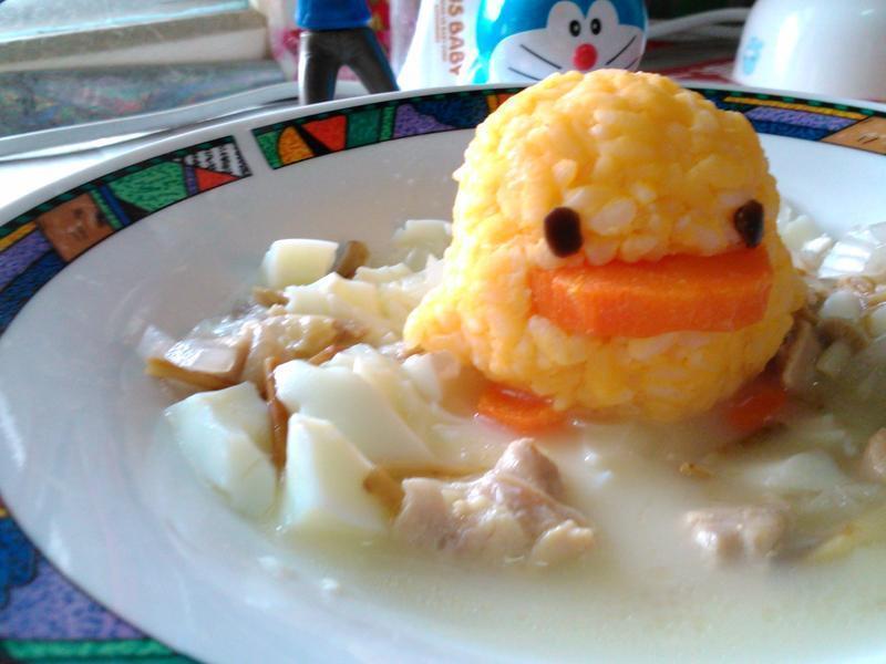 黄色小鸭疗愈餐的做法